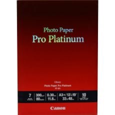 Εικόνα της Φωτογραφικό Χαρτί Canon Pro Platinum PT-101 A3+ Glossy 300g/m² 10 Φύλλα 2768B018
