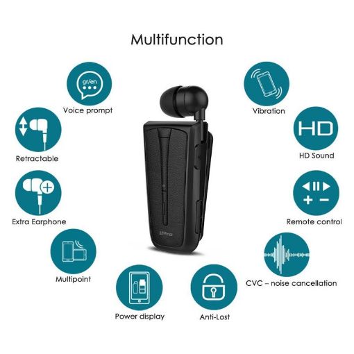 Εικόνα της Handsfree iPro RH219s Bluetooth Black