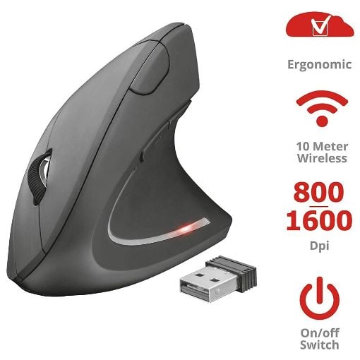 Εικόνα της Ποντίκι Trust Verto Wireless Ergonomic 22879