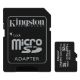 Εικόνα της Κάρτα Μνήμης MicroSDHC Class 10 Kingston Canvas Select Plus 100R A1 32GB + SD Adapter SDCS2/32GB