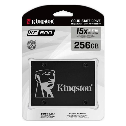 Εικόνα της Δίσκος SSD Kingston KC600 2.5" 256GB SataIII SKC600/256G