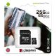 Εικόνα της Κάρτα Μνήμης MicroSDXC Class 10 Kingston Canvas Select Plus 100R A1 256GB + SD Adapter SDCS2/256GB