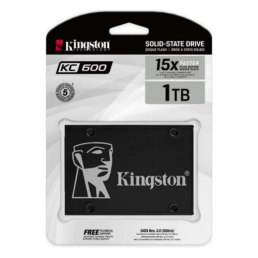 Εικόνα της Δίσκος SSD Kingston KC600 2.5" 1024GB SataIII SKC600/1024G