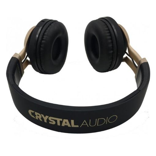 Εικόνα της Headset Crystal Audio BT-01 Bluetooth Over-Ear Black-Gold
