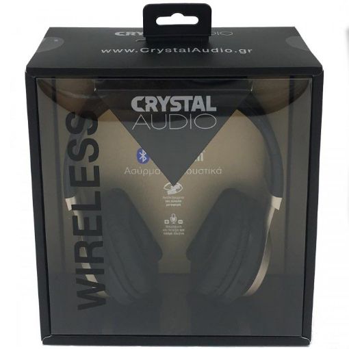 Εικόνα της Headset Crystal Audio BT-01 Bluetooth Over-Ear Black-Gold