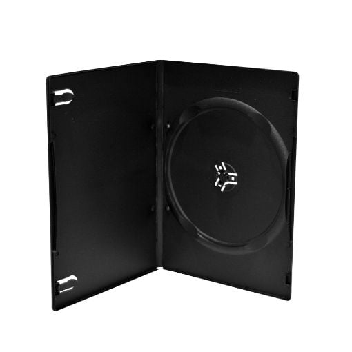 Εικόνα της MediaRange DVD Slimcase for 1 disc 7mm Machine Packing Black BOX13-M