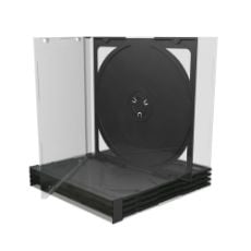 Εικόνα της MediaRange CD Jewelcase for 2 discs 10.4mm Black Tray BOX23