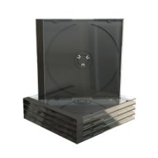 Εικόνα της MediaRange CD Jewelcase for 1 disc 10.4mm Black Tray BOX22