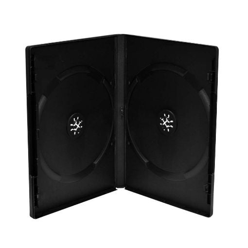 Εικόνα της MediaRange DVD Case for 2 discs 14mm Black Pack of 5 BOX30-2