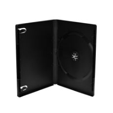 Εικόνα της MediaRange DVD Case for 1 disc 14mm Machine Packing Black BOX11-M