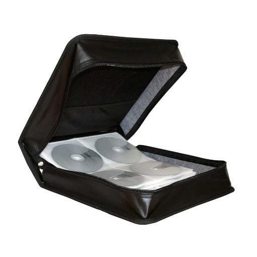 Εικόνα της MediaRange Media Storage Wallet for 300 Discs Synthetic Leather Black BOX94