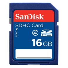 Εικόνα της Κάρτα Μνήμης SDHC Class 4 Sandisk 16GB SDSDB-016G-B35