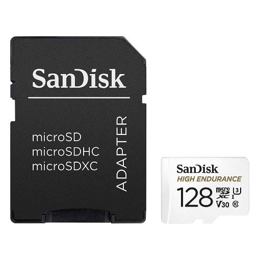 Εικόνα της Κάρτα Μνήμης MicroSDHC Class 10 Sandisk High Endurance 128GB U3 V30 SDSQQNR-128G-GN6IA