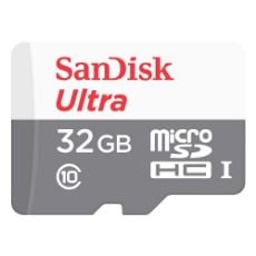 Εικόνα της Κάρτα Μνήμης MicroSDHC Class 10 Sandisk Ultra 32GB 80MB/s with Adapter SDSQUNS-032G-GN3MA
