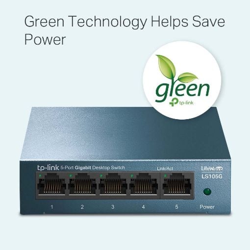 Εικόνα της Switch Tp-Link LS105G v1 5 Port 10/100/1000Mbps