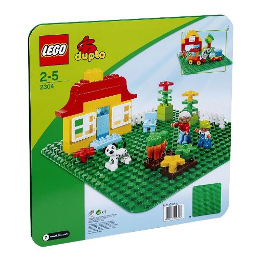Εικόνα της LEGO Duplo: Large Green Building Plate 2304