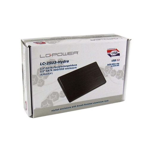 Εικόνα της Θήκη για Εσωτερικό Σκληρό Δίσκο 2.5'' LC Power USB 3.0 Black LC-25U3-HYDRA