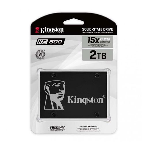 Εικόνα της Δίσκος SSD Kingston KC600 2.5" 2048GB SataIII SKC600/2048G