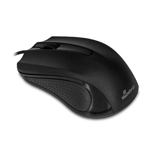 Εικόνα της Ποντίκι MediaRange Optical Ενσύρματο 3-Button Black MROS210