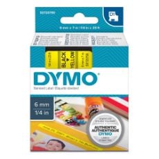 Εικόνα της Ετικέτες Dymo D1 Standard 6mm x 7m Black On Yellow 43618 S0720790