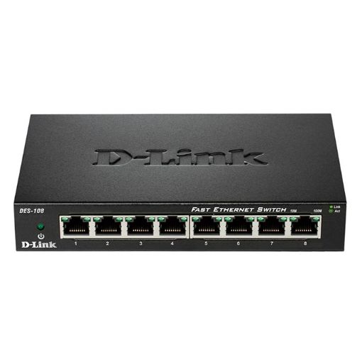 Εικόνα της Switch D-Link DES-108 8-Port 10/100 Mbps