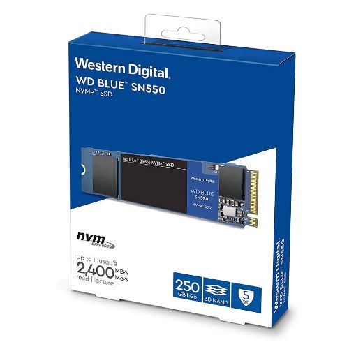 Εικόνα της Δίσκος SSD Western Digital Blue SN550 M2 250GB Gen3 WDS250G2B0C
