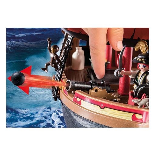Εικόνα της Playmobil Pirates - Πειρατική Ναυαρχίδα 70411