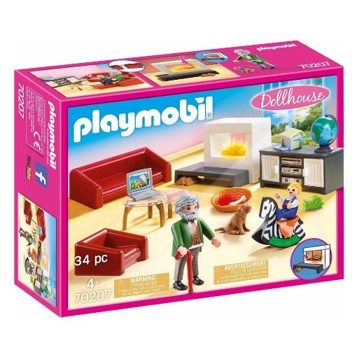 Εικόνα της Playmobil Dollhouse - Σαλόνι Κουκλόσπιτου 70207