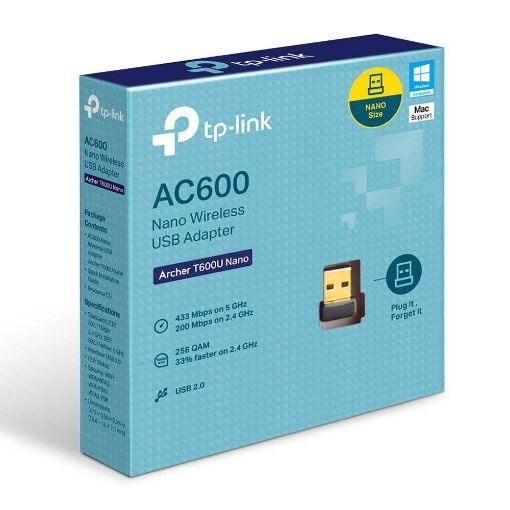 Εικόνα της WiFi USB Adapter Tp-Link Archer T600U Nano v1 AC600