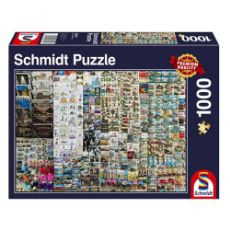Εικόνα της Schmidt Spiele - Puzzle Πάγκος με Σουβενίρ 1000pcs 58394