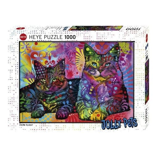 Εικόνα της Heye Puzzle - Jolly Pets - Devoted 2 Cats 1000pcs 29864