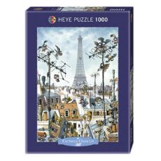 Εικόνα της Heye Puzzle - Cartoon Classics - Eiffel Tower 1000pcs 29358