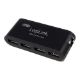 Εικόνα της Logilink USB 2.0 4-port Hub with Power Supply Black UA0085