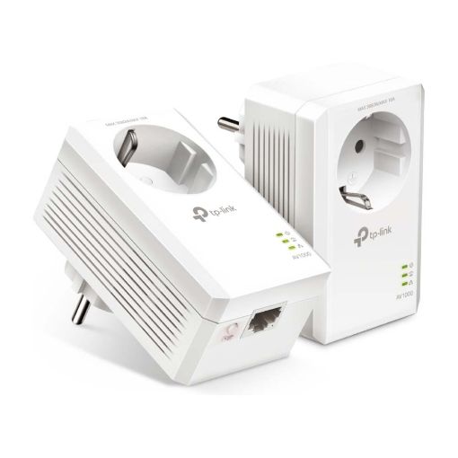Εικόνα της Powerline Tp-Link TL-PA7017P Kit v4 AV1000 Passthrough Starter Kit (2-pack)