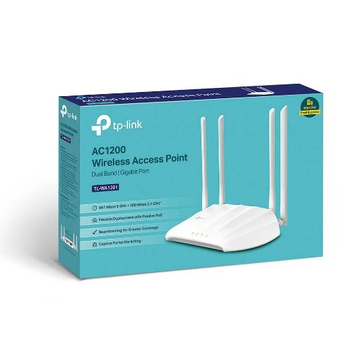 Εικόνα της Access Point Tp-Link TL-WA1201 v1 AC1200 Dual Band Passive PoE 10/100/1000Mbps