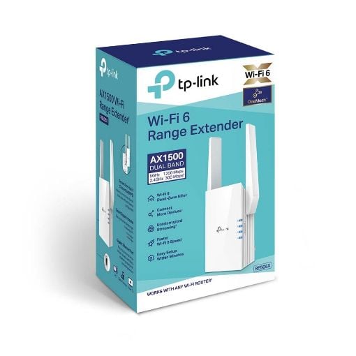 Εικόνα της Range Extender Tp-Link RE505X v1 AX1500 WiFi 6 Dual Band