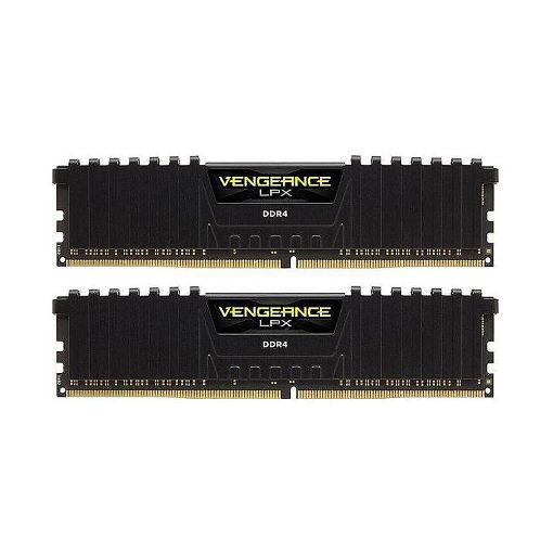 Εικόνα της Ram Corsair Vengeance LPX 16GB (2 x 8GB) DDR4 3200MHz DIMM C16 Black CMK16GX4M2B3200C16