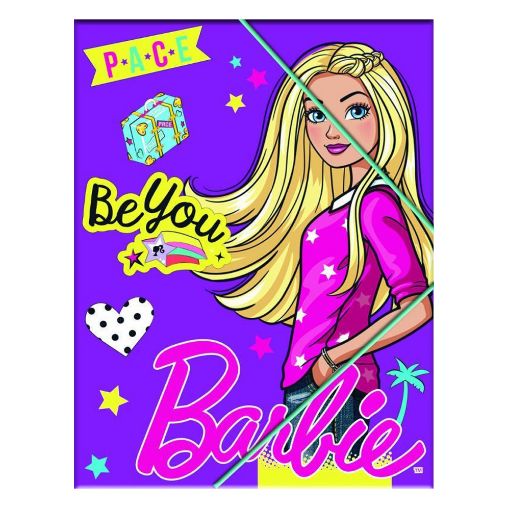 Εικόνα της Gim - Ντοσιέ με Λάστιχο Barbie A4 349-63515