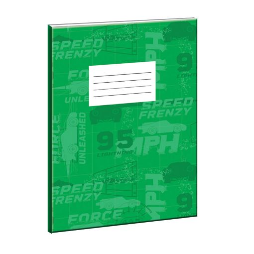 Εικόνα της Gim - Cars Τετράδιο Πράσινο 17x25cm 341-45400-1