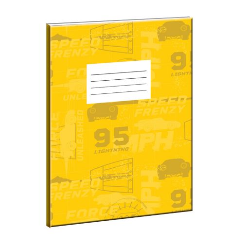 Εικόνα της Gim - Cars Τετράδιο Κίτρινο 17x25cm 341-45400-3