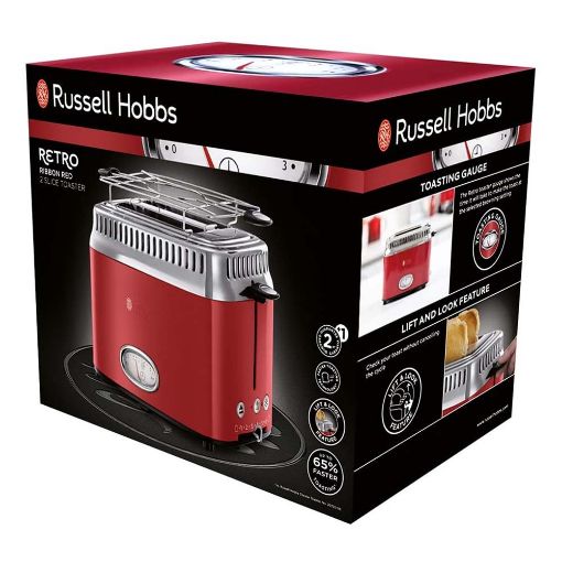 Εικόνα της Φρυγανιέρα Russell Hobbs 21680-56 Retro Ribbon Red