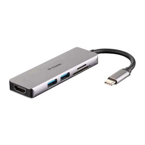 Εικόνα της D-Link 5-in-1 Multi-Port Adapter Type-C DUB-M530