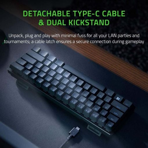 Εικόνα της Πληκτρολόγιο Razer Huntsman Mini Clicky Purple Switch (US) RZ03-03390100-R3M1