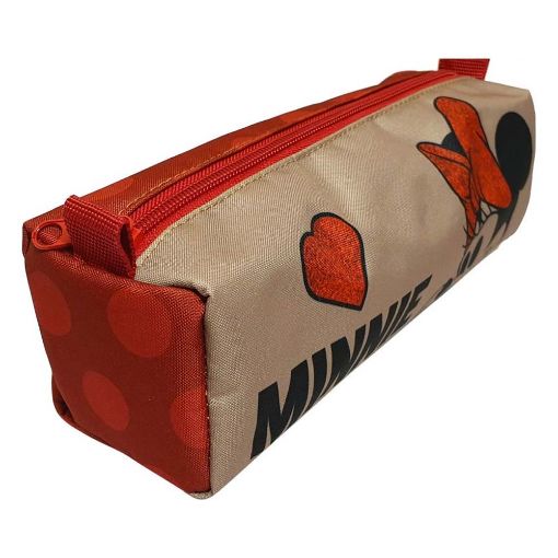 Εικόνα της Gim - Κασετίνα Βαρελάκι Minnie Suede 340-47140