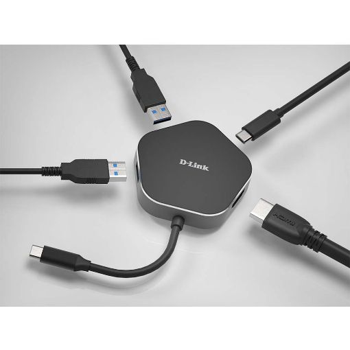 Εικόνα της 4-in-1 USB-C Hub with HDMI and Power Delivery D-Link DUB-M420