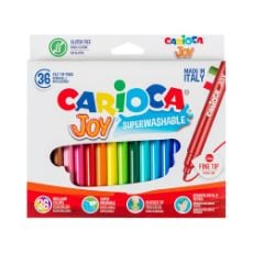 Εικόνα της Carioca - Μαρκαδόροι Joy 2.6mm Σετ. 36 Χρώματα 40616