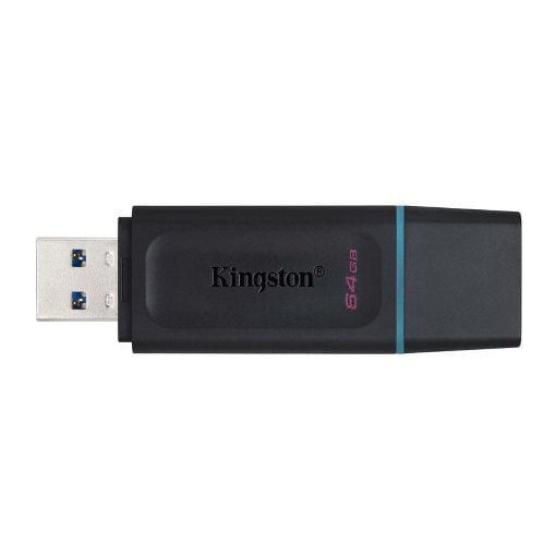 Εικόνα της Kingston DataTraveler Exodia 64GB USB 3.2 Flash Drive Black-Teal DTX/64GB
