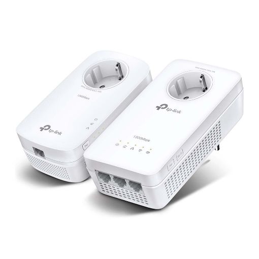 Εικόνα της Powerline Tp-Link TL-WPA8631P Kit v3 AV1300 Gigabit Passthrough Starter Wi-Fi Kit