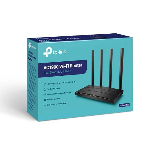 Εικόνα της Router Tp-Link Archer C80 v1 AC1900 Dual Band Wireless MU-MIMO 10/100/1000Mbps