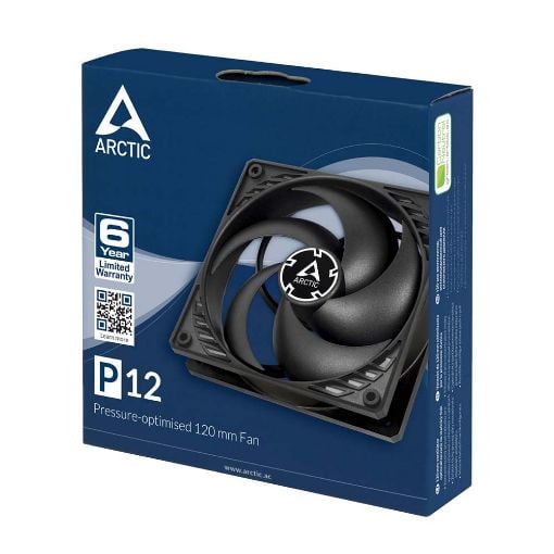 Εικόνα της Case Fan Arctic P12 120mm Black ACFAN00118A